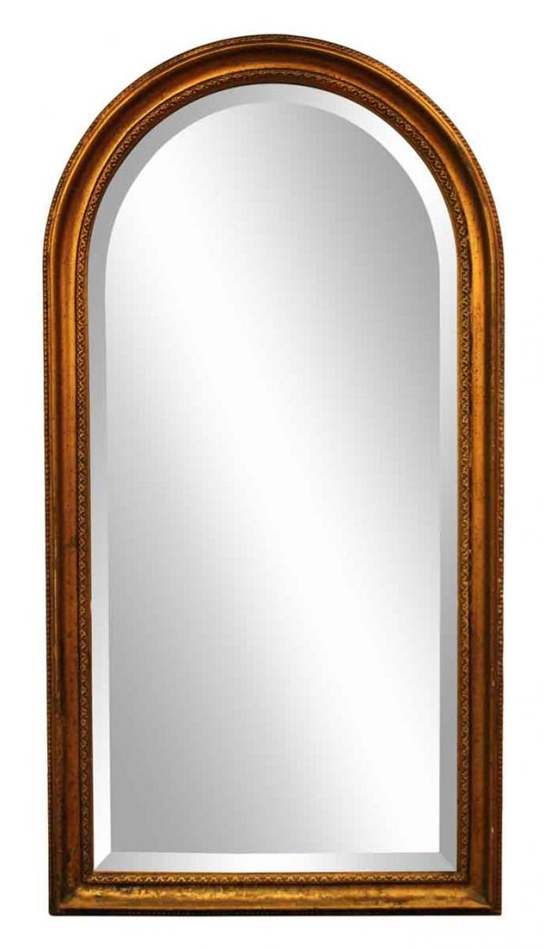 Gold Arched Framed Mirror
