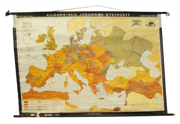Europa Zur Jungeren Steinzeit Map