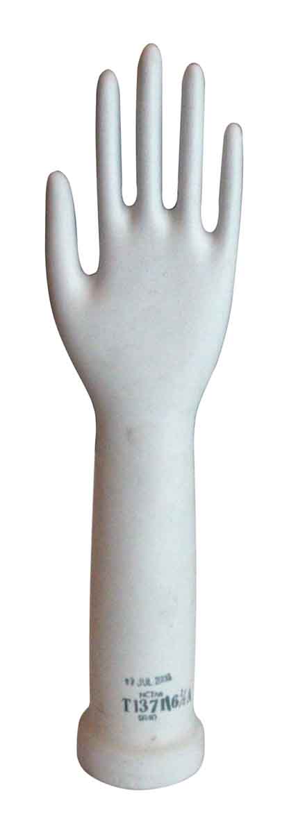 Glazed Ceramic Hand Mold