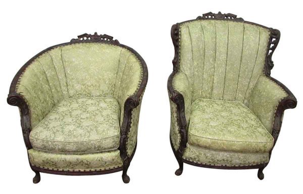 Victorian Floral Chair Set