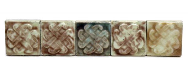 Set of 9 Small Decorative Tiles