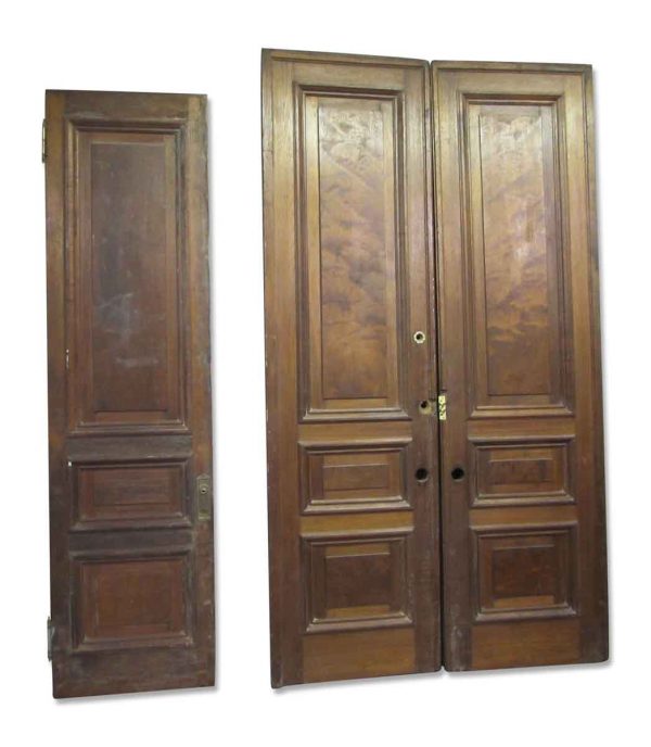 Three Panels Double Doors