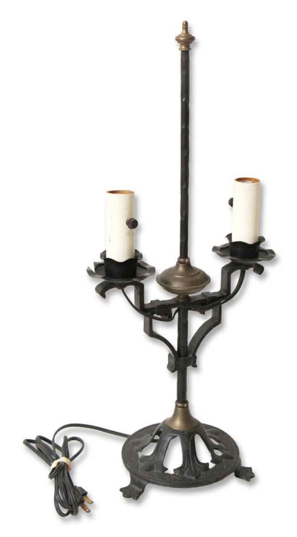 Tudor Wrought Iron Table Lamp