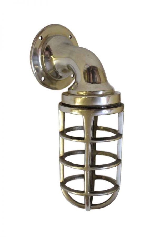 Sliver Colored Nautical Sconce