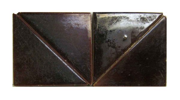 Brown Triangle Tiles Set