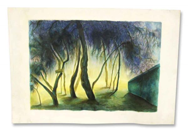 Forest Watercolor Print
