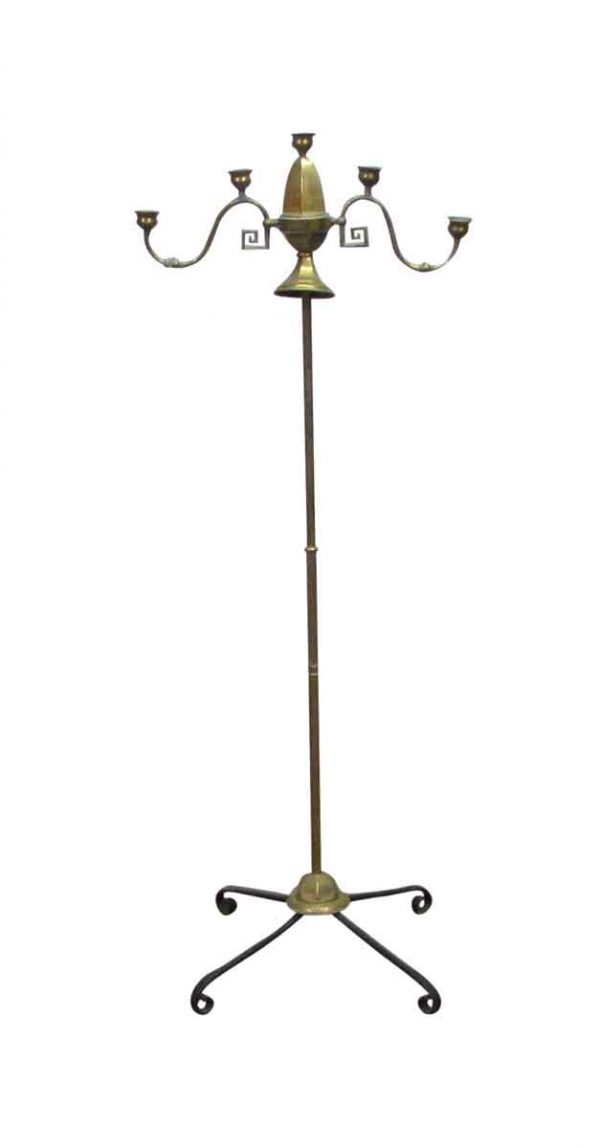 Turn of the Century Brass Standing Lamp