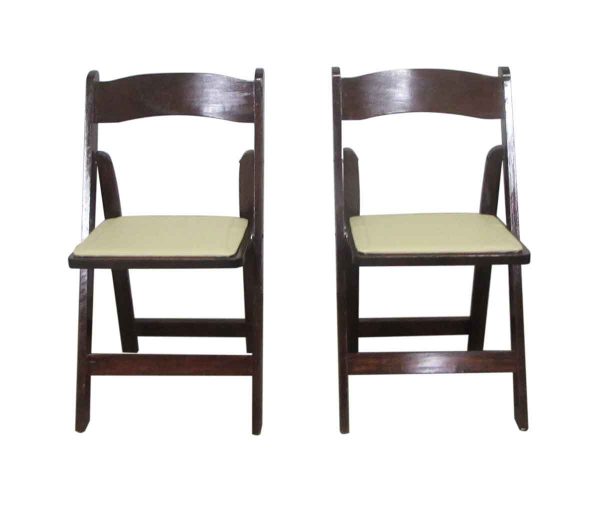 Salvaged Folding Chairs