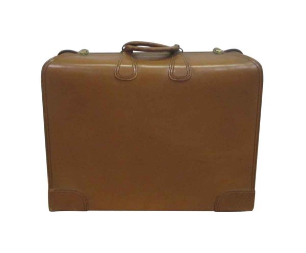 Brown Leather Suitcase