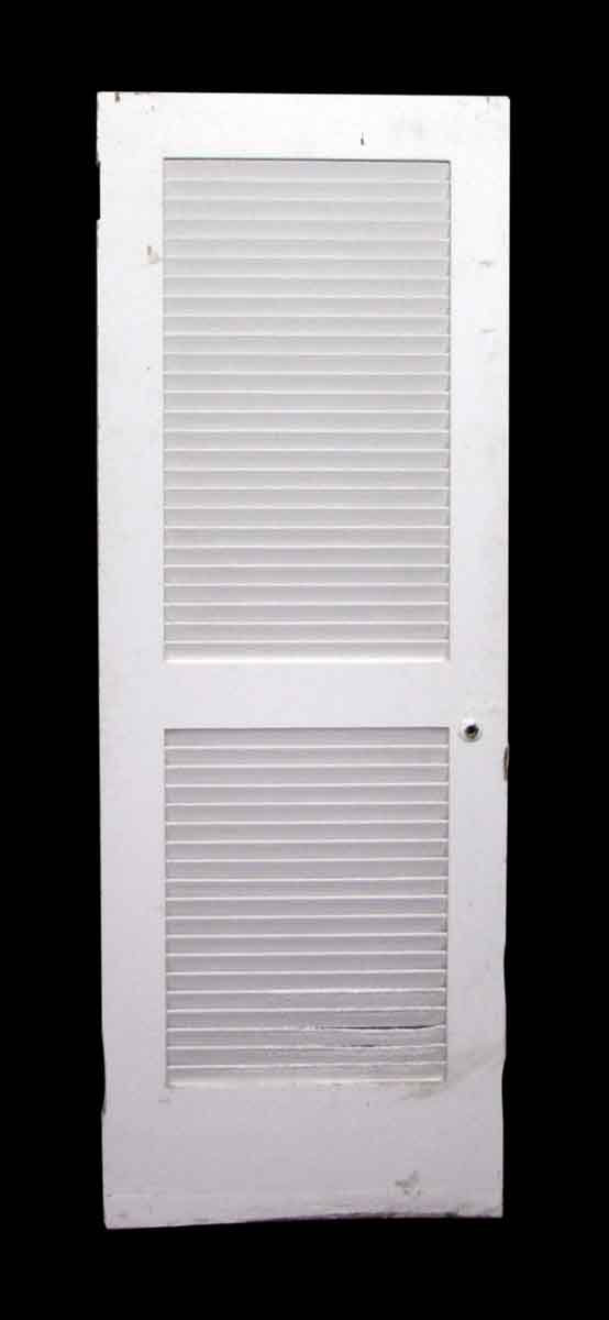 Vented Louver White Door