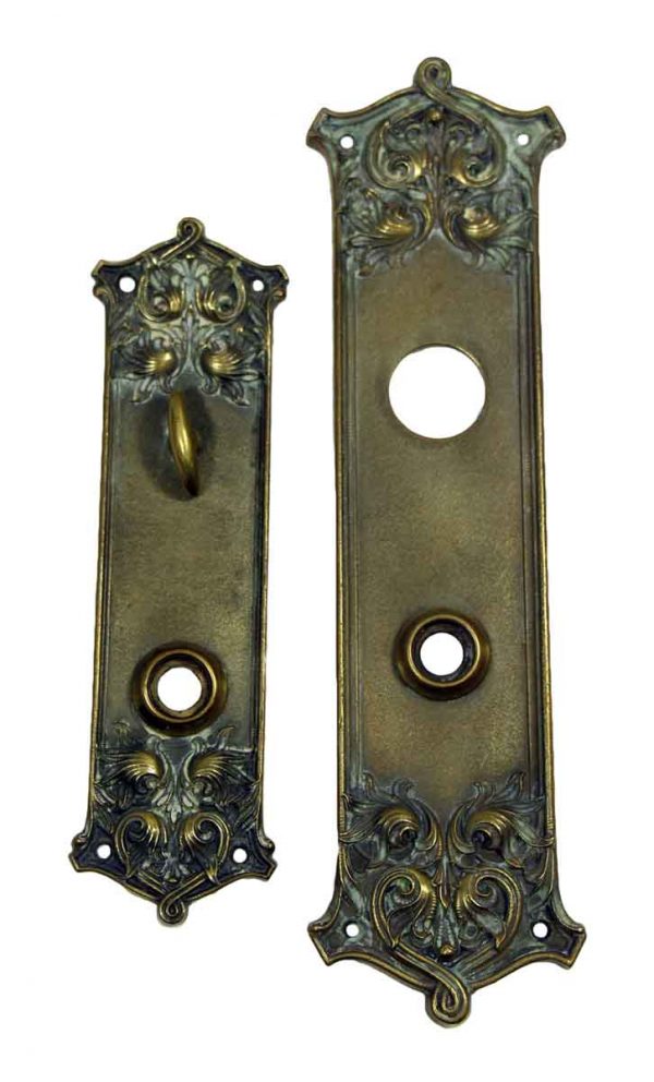 Matching Bronze Entry Plates