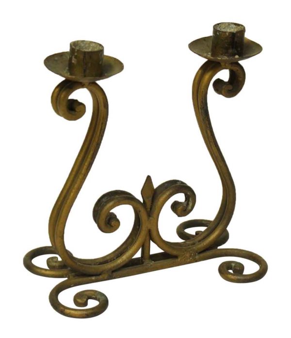 S Shaped Double Candle Holder