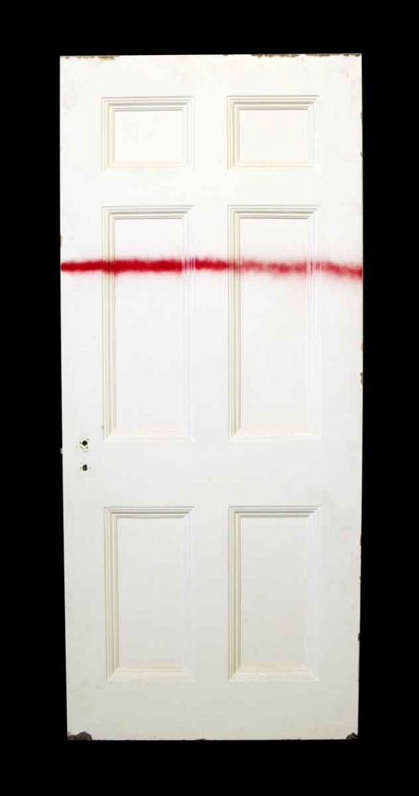 White Metal Door