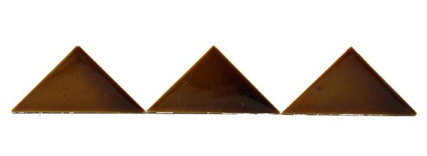 Set Brown Triangular Tiles
