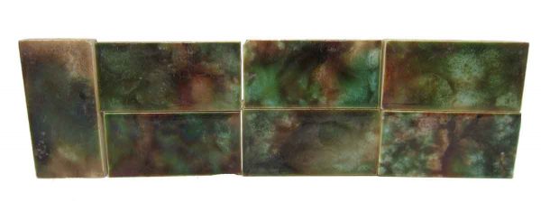 Set of Seven Colorful Tiles