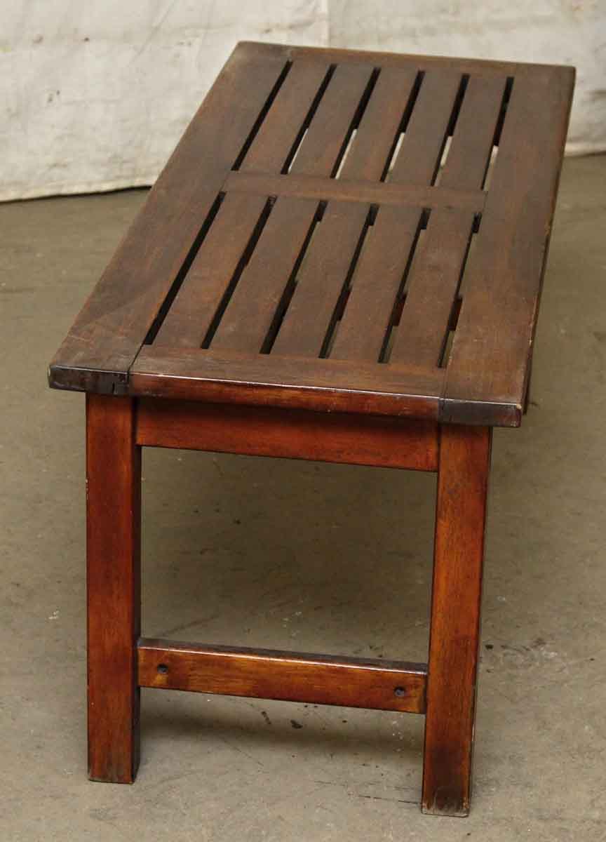 Simple Wood Plank Bench Olde Good Things