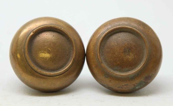 Pair of Brass Concentric Knobs