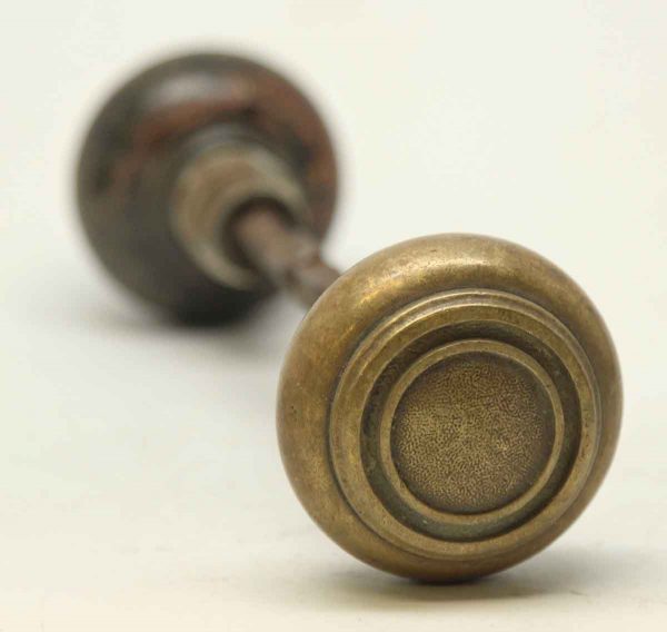 Bronze Concentric Ringed Knob Set
