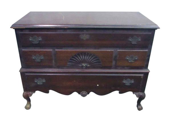 Wooden Claw Foot Chest