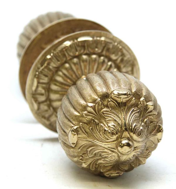 Pair of Large Highly Ornate Knobs