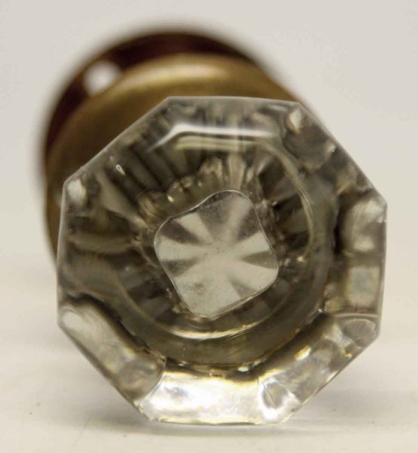 Small Glass Knob with Mercury Bullet Center