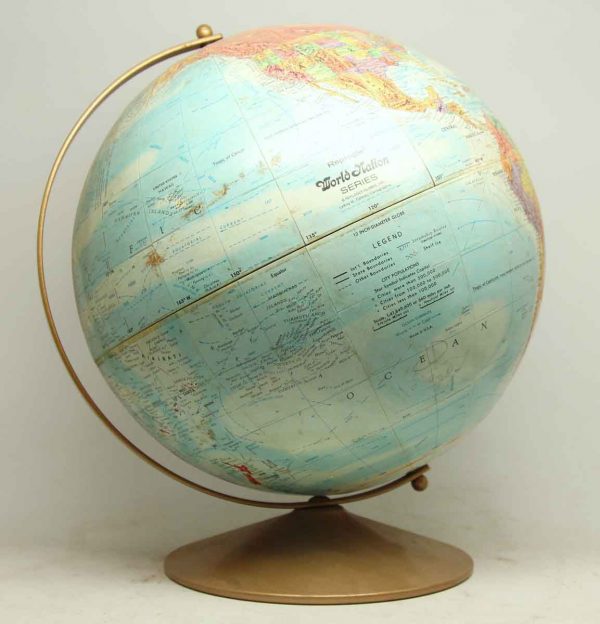 Vintage World Nation Globe