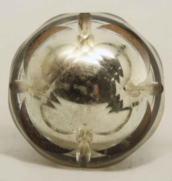Faceted Mercury Glass Knob