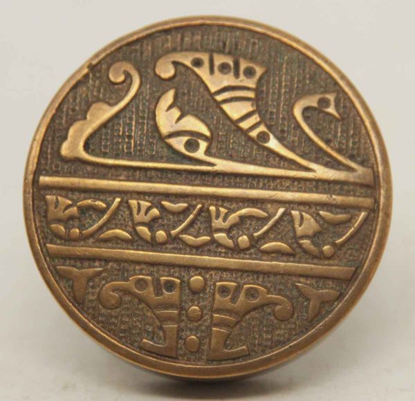 Single Ornate Collectors Quality Bronze Knob
