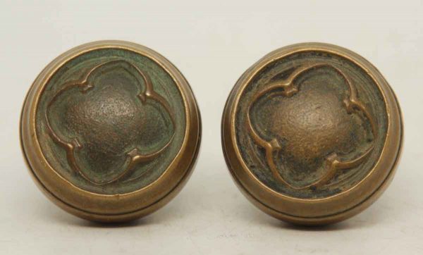 Pair of Gothic Collectors Quality Bronze Knobs