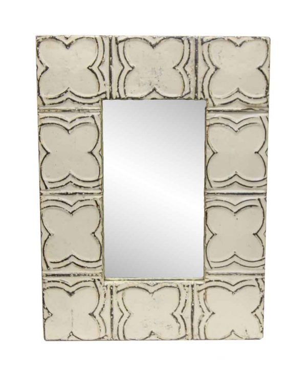 White Clover Pattern Mirror