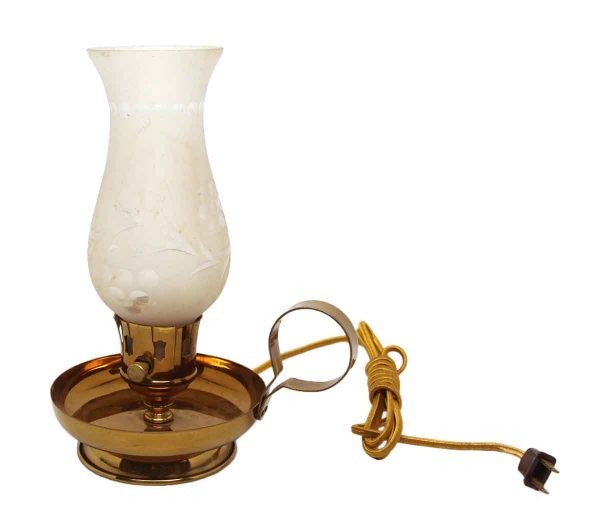 Frosted Glass Antique Style Candle Lamp
