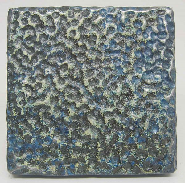 Small Blue Textured Tin Panel