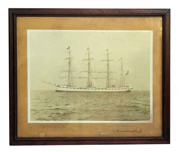 Antique Quevilly Boat Photograph