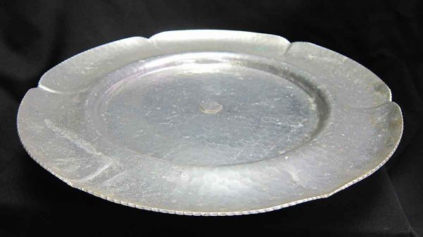 Hammered Hand Wrought Aluminum Platter