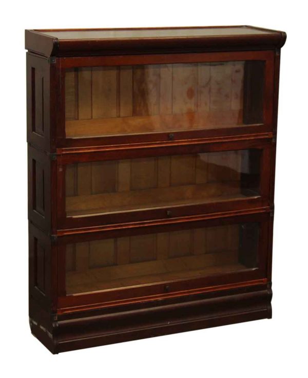 Antique Bookcase with Beadboard Backing
