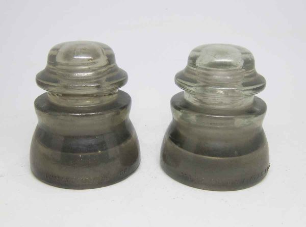 Pair of Armstrong's Gray Insulators
