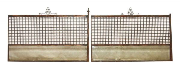 Metal Grills with Glass Panels