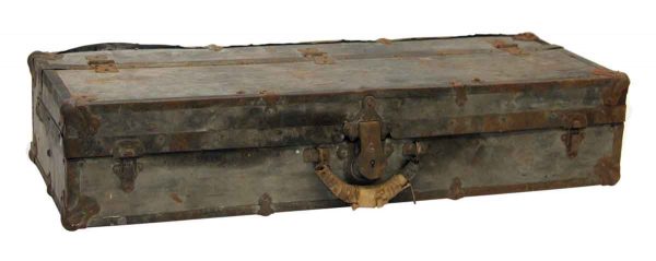 Old Wooden Narrow Trunk