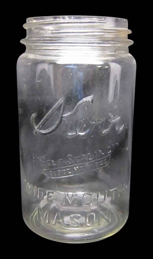 Single Kerr Canning Glass Jar