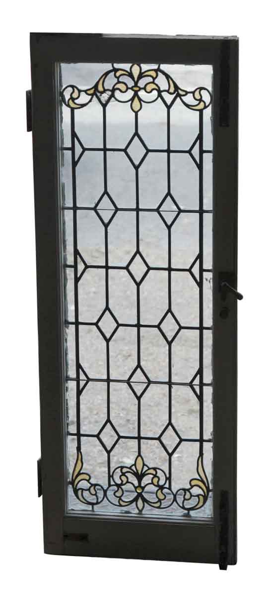 Antique Leaded Glass Casement Style Window