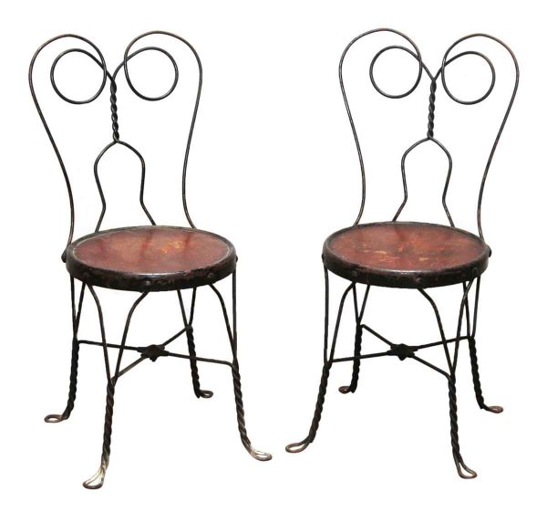 Pair of Ice Cream Parlor Chairs