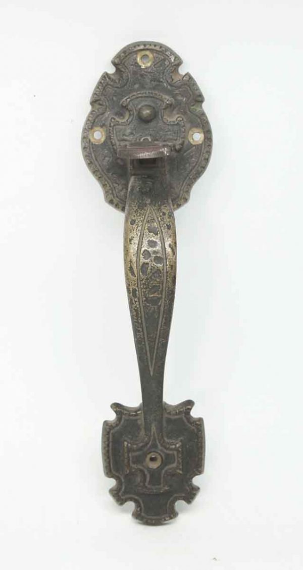 Gothic Iron Door Pull with Thumb Latch