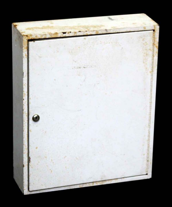 Small White Metal Cabinet