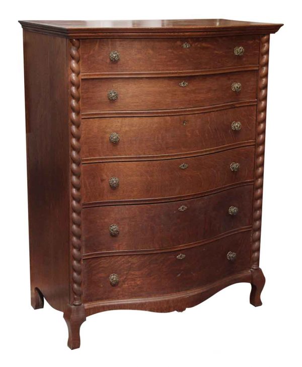 Dresser with Braided Side Details