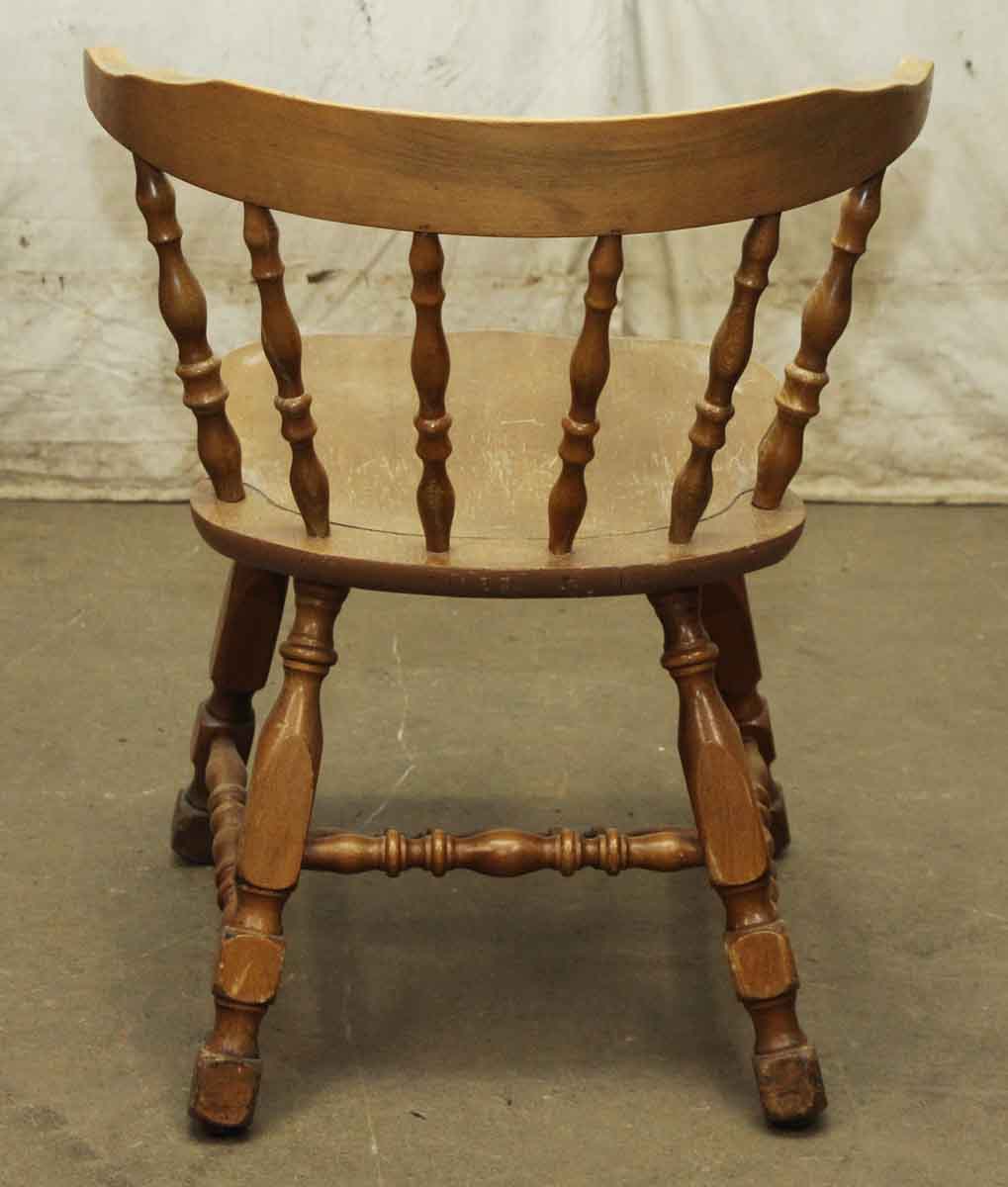 Antique Wooden Captains Chair Olde Good Things
