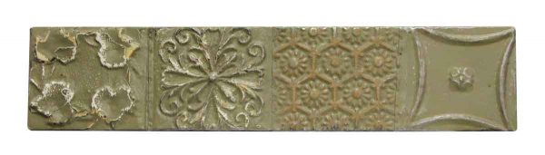 Gray Tin Panel with Mixed Pattern