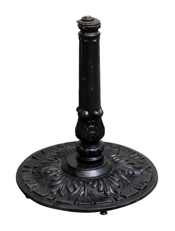 Ornamental Black Cast Iron Table Base