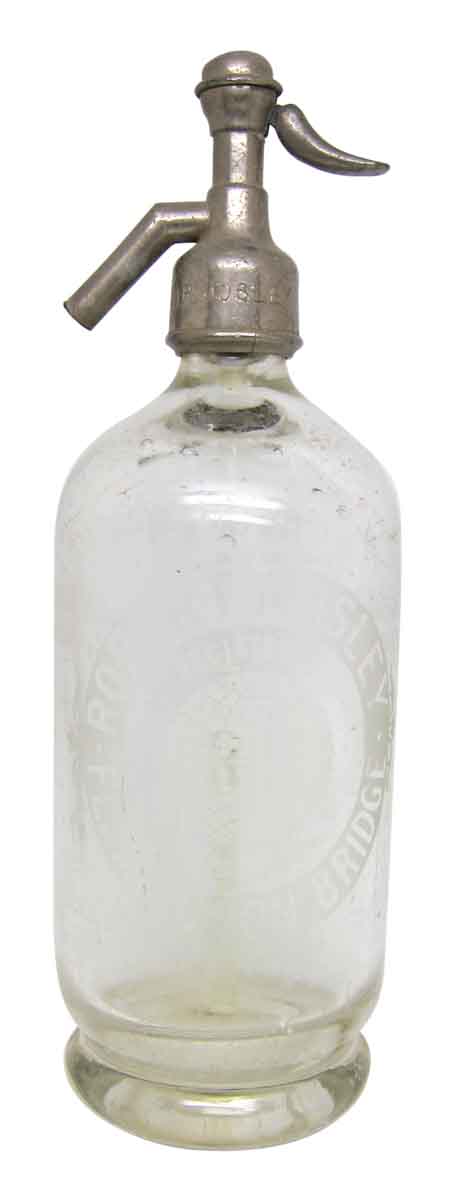 Vintage Rm Seltzer Glass Bottle
