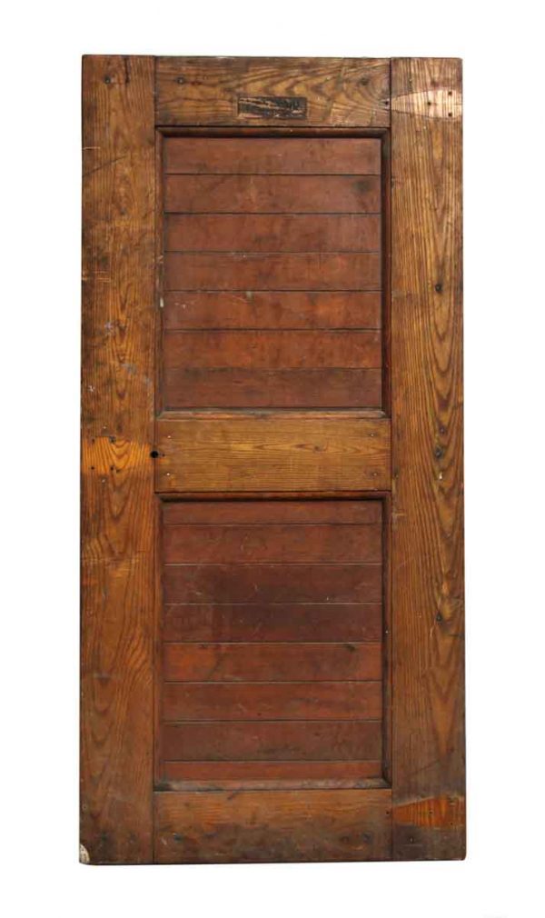 Wooden Ice Box Door