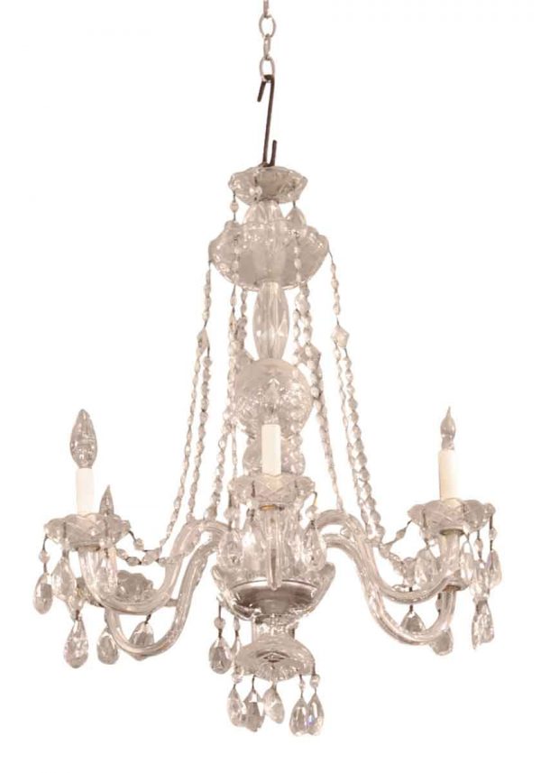 Olde Six Arm Crystal Chandelier